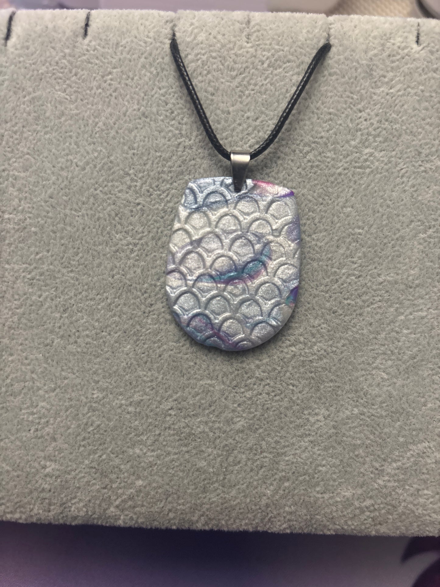 Polymer Clay Necklace - #1241