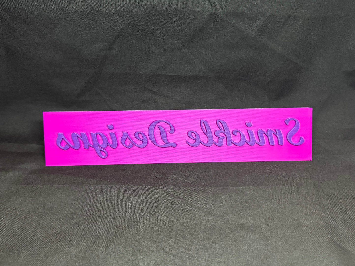 3D Printed Business Name Plaque