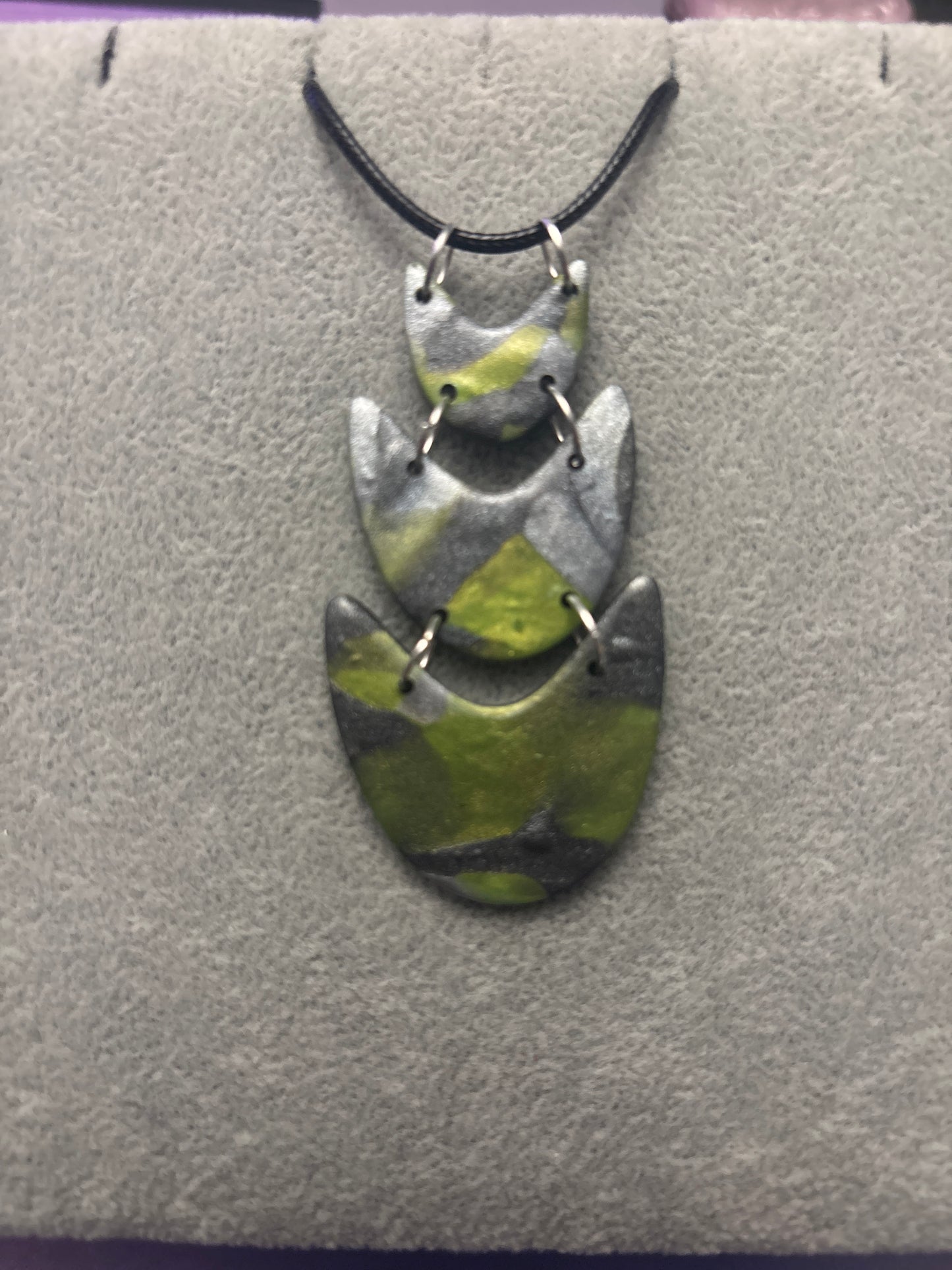 Polymer Clay Necklace - #1236