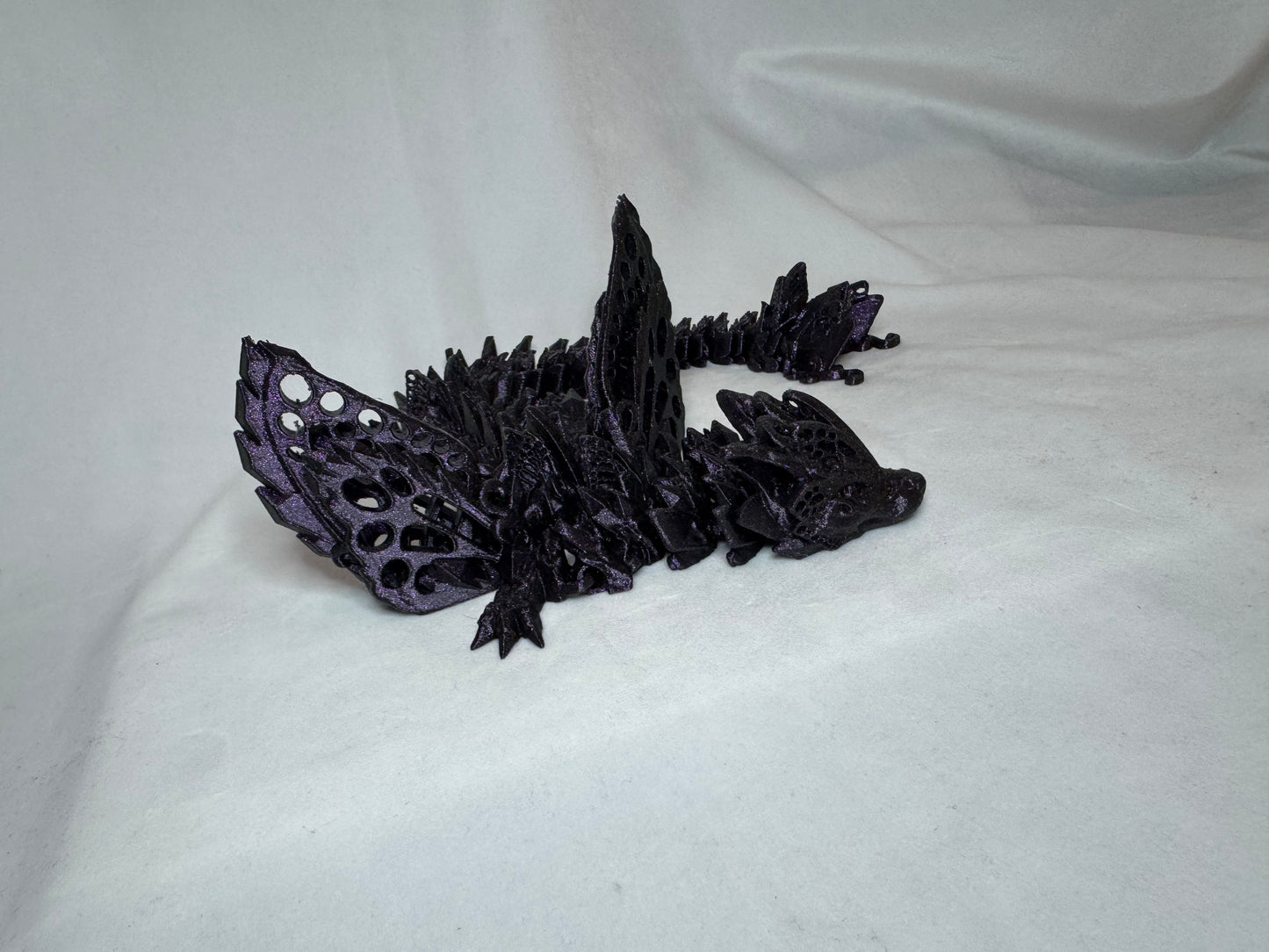3D Fae Wolf Winged Dragon