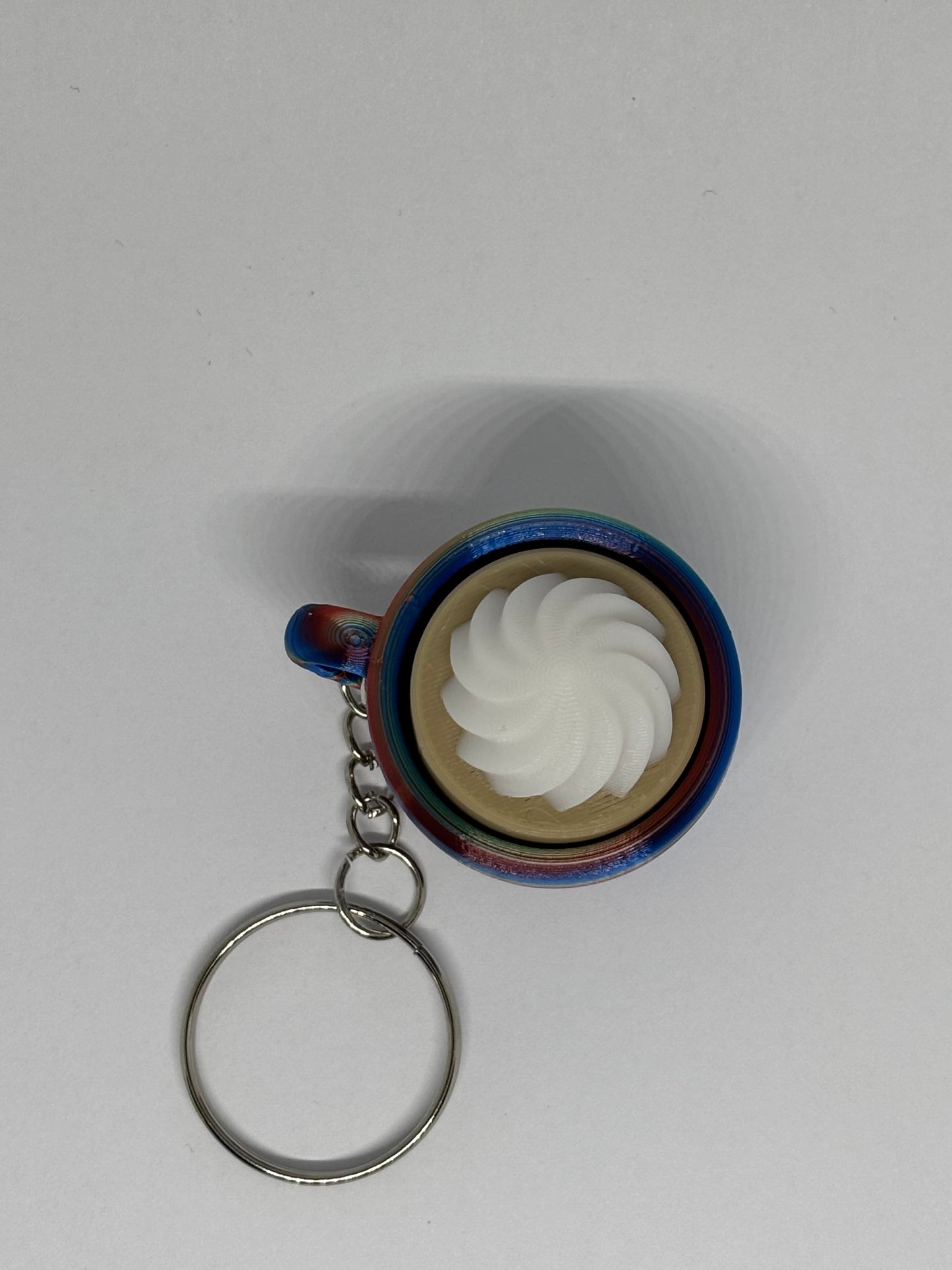 3D Whipped Coffee Clicker Keyring - Candy 2