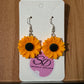 Sunflower Large Earrings