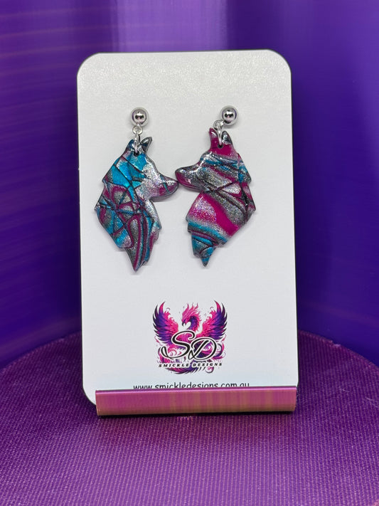 Polymer Clay Earrings #1476
