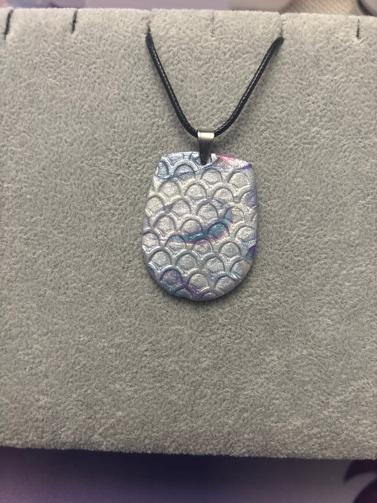 Polymer Clay Necklace - #1241