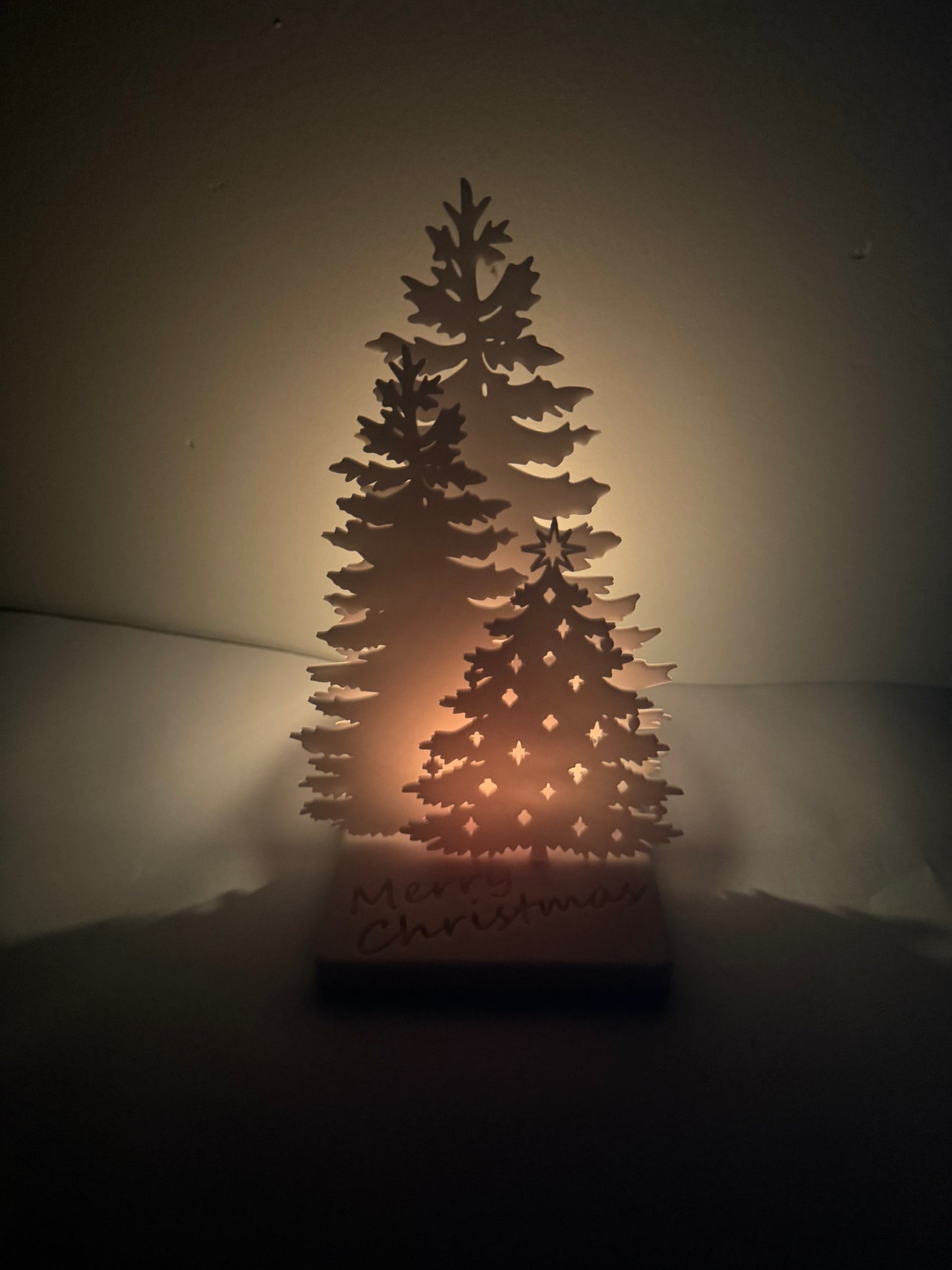 3D Christmas Trees Tea Light