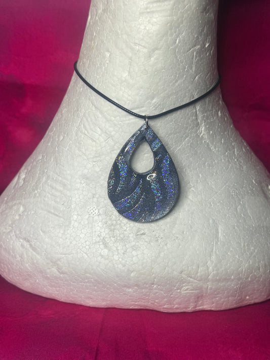 Polymer Clay Necklace - #1235