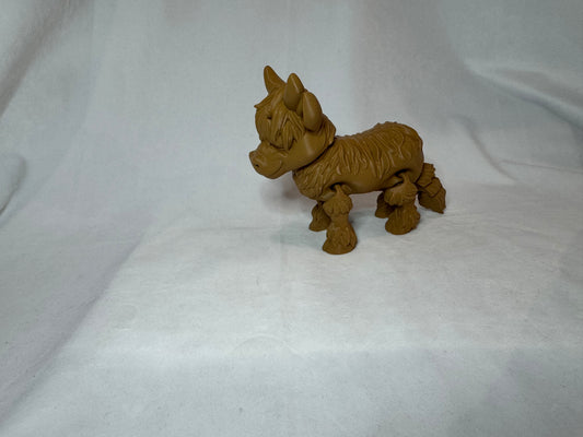 3D Highland Cow