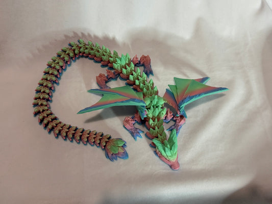3D Wolf Winged Dragon