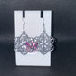 3D Earrings - Snowflake