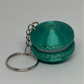 3D Macaron Clicker Keyring - Emerald