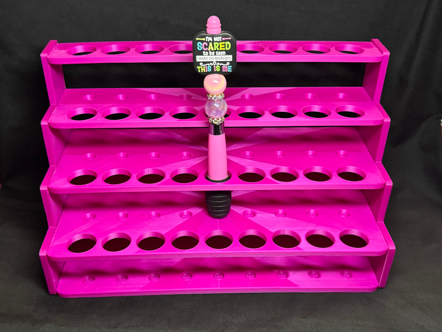 3D Printed Rhinestone Pen Pen Holder
