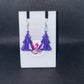 3D Earrings - Christmas Tree #2