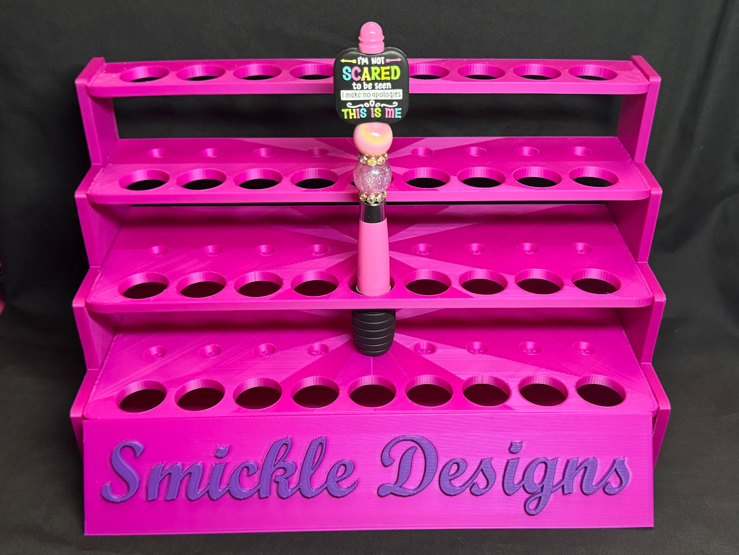 3D Printed Rhinestone Pen Pen Holder