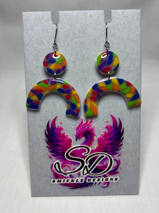 Polymer Clay Earrings #1187