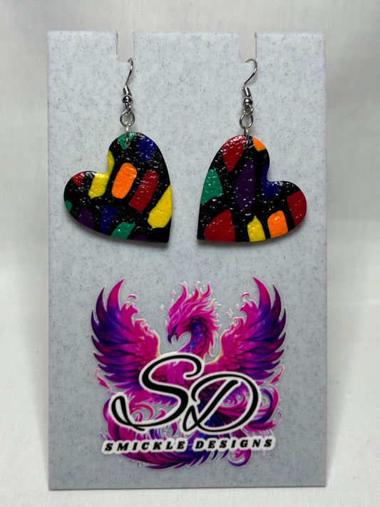 Polymer Clay Earrings #1366