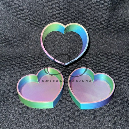 3D Heart Bath Bomb Mould 3pc