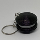 3D Macaron Clicker Keyring - Purple Glitter