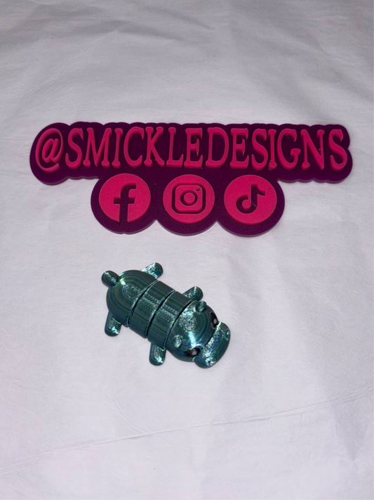 3D Hippopotamus
