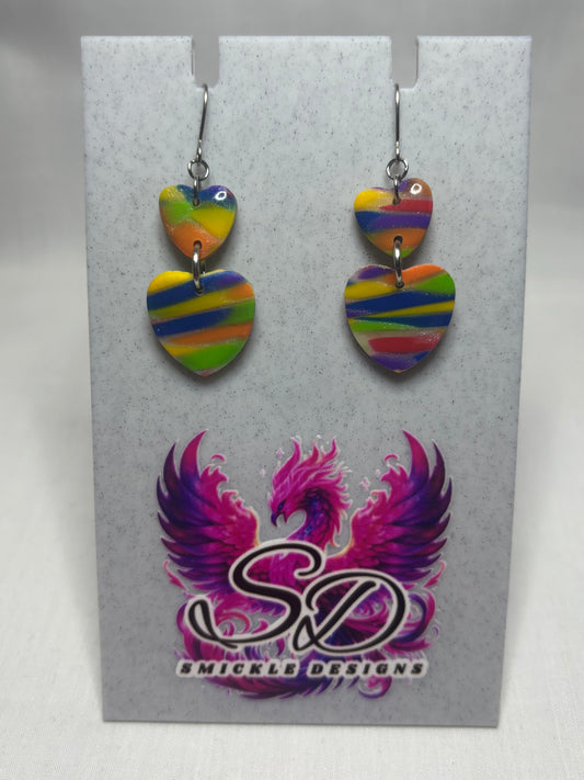 Polymer Clay Earrings #1190