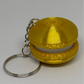 3D Macaron Clicker Keyring - Gold