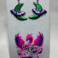 Polymer Clay Earrings #1360