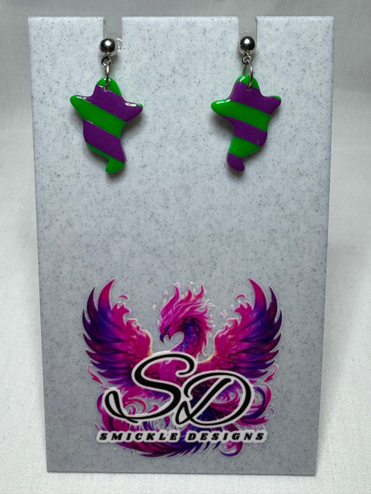 Polymer Clay Earrings #1347