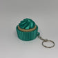 3D Cupcake Clicker Keyring - Emerald