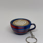 3D Marbled Swirl Clicker Keyring - Candy 2