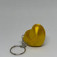 3D Heart Macaron Clicker Keyring - Gold
