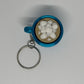 3D Hot Chocolate Clicker Keyring - Teal