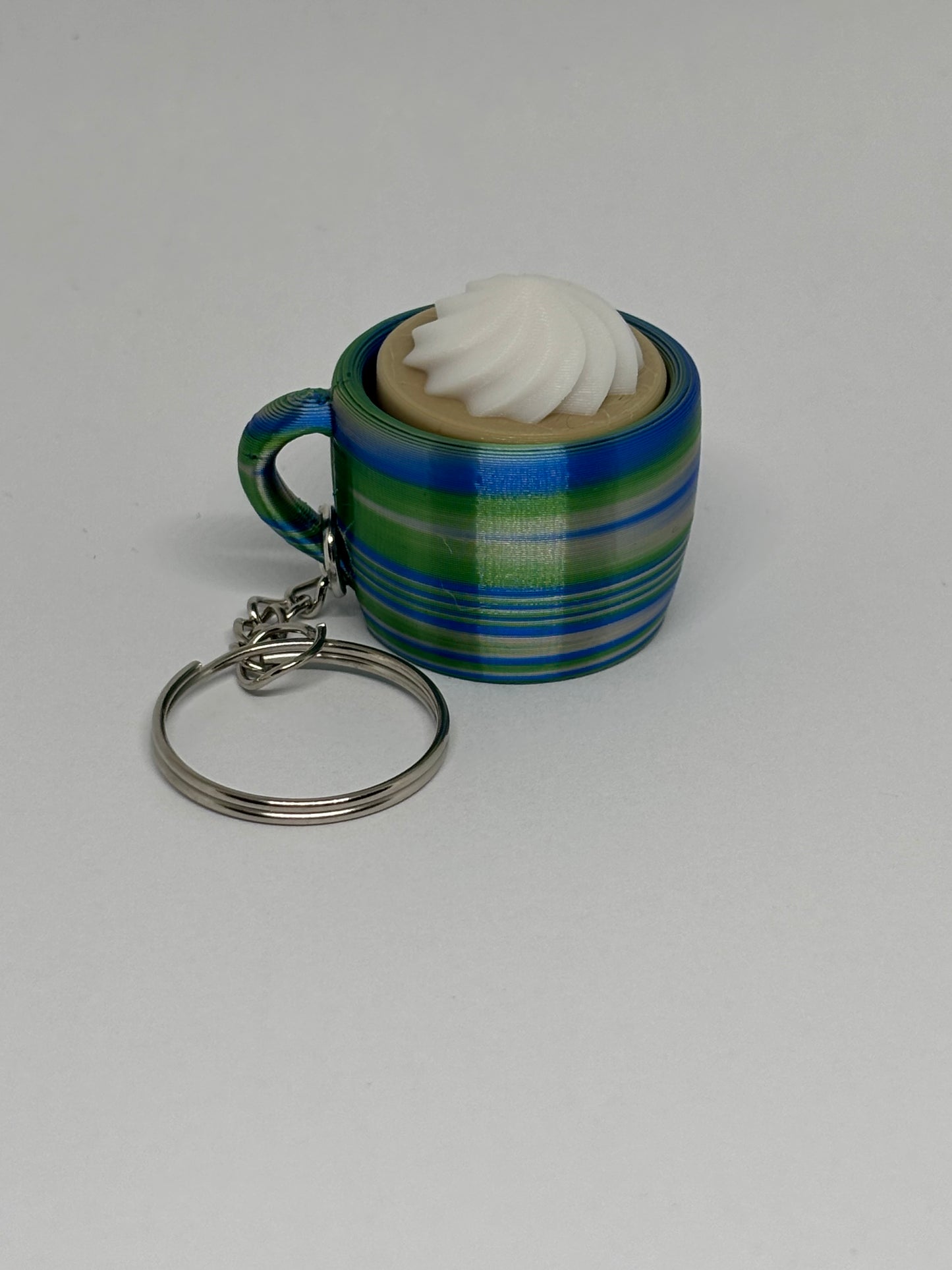 3D Whipped Coffee Clicker Keyring - Candy 1