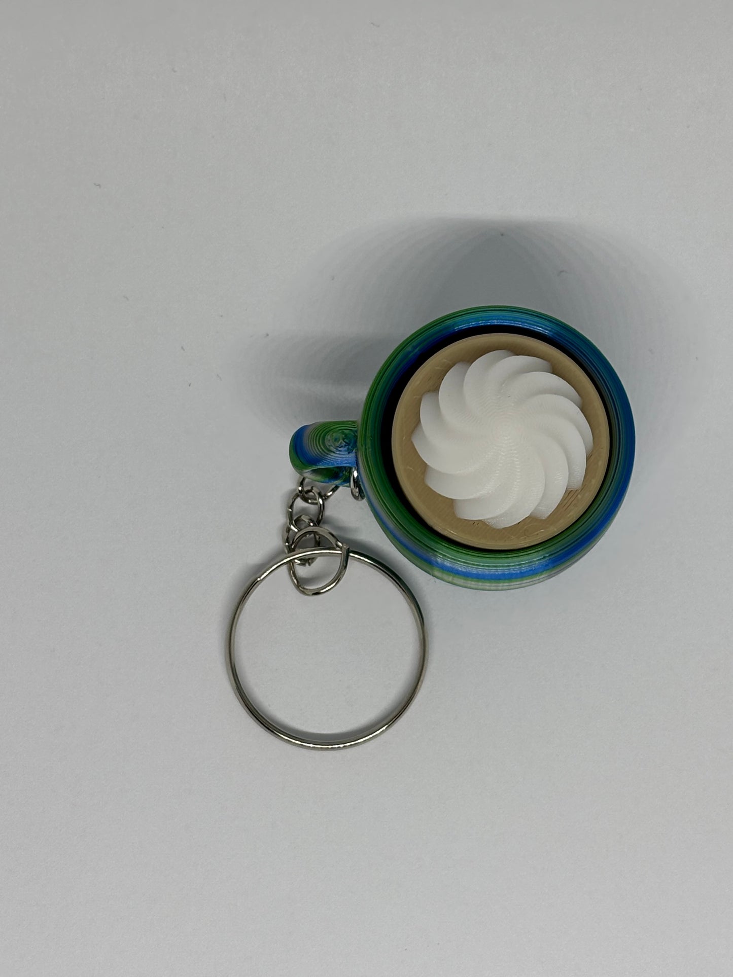 3D Whipped Coffee Clicker Keyring - Candy 1