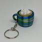 3D Hot Chocolate Clicker Keyring - Candy 1