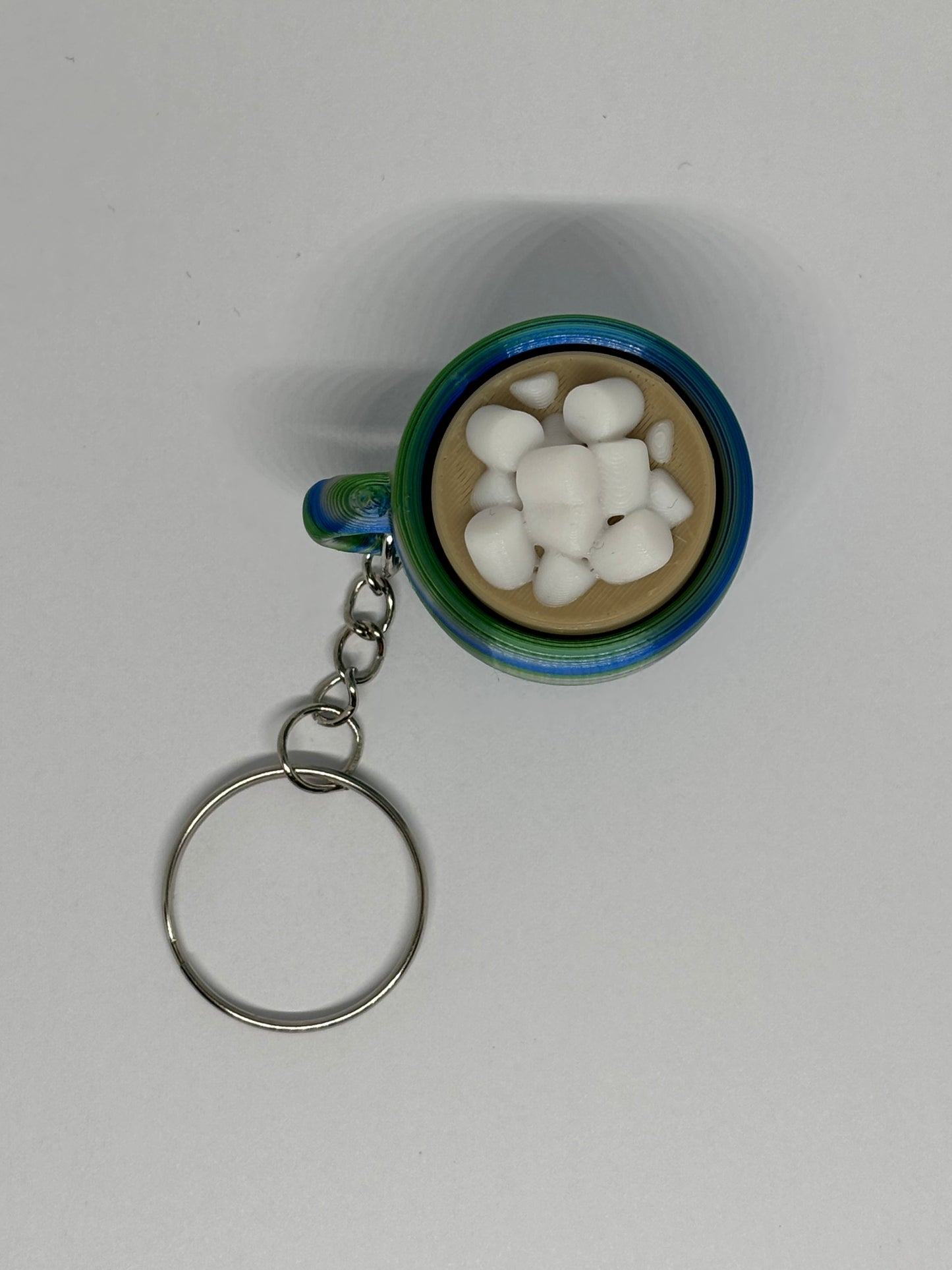 3D Hot Chocolate Clicker Keyring - Candy 1