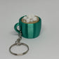 3D Hot Chocolate Clicker Keyring - Emerald