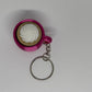 3D Whipped Coffee Clicker Keyring - Rose Red
