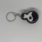 3D Potion Bottle Clicker Keyring - Purple Glitter