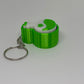 3D Potion Bottle Clicker Keyring - Green