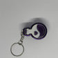 3D Potion Bottle Clicker Keyring - Purple/Black