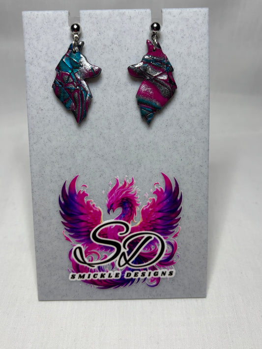 Polymer Clay Earrings #1476
